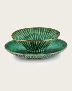 Verde Lanza bowls, Pascale Naessens - Set of 2