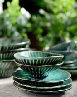 Verde Lanza bowls, Pascale Naessens - Set of 2