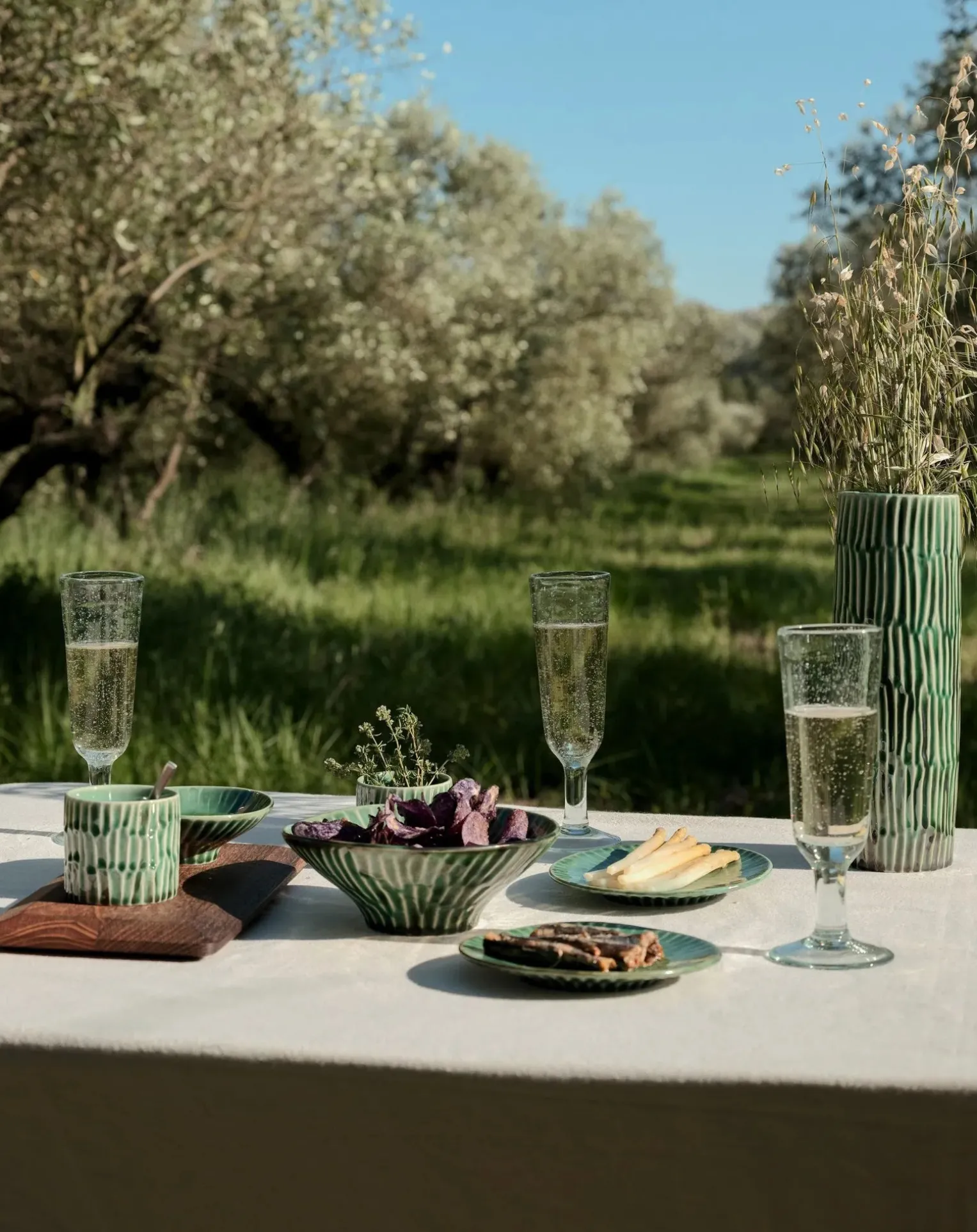 Verde Lanza bowls, Pascale Naessens - Set of 2