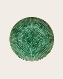 Verde Lanza plates, Pascale Naessens - Set of 2