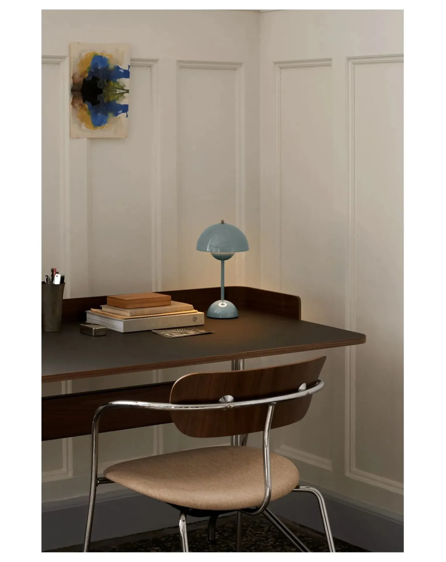 VP9 Flowerpot Portable Table Lamp, Vernon Panton