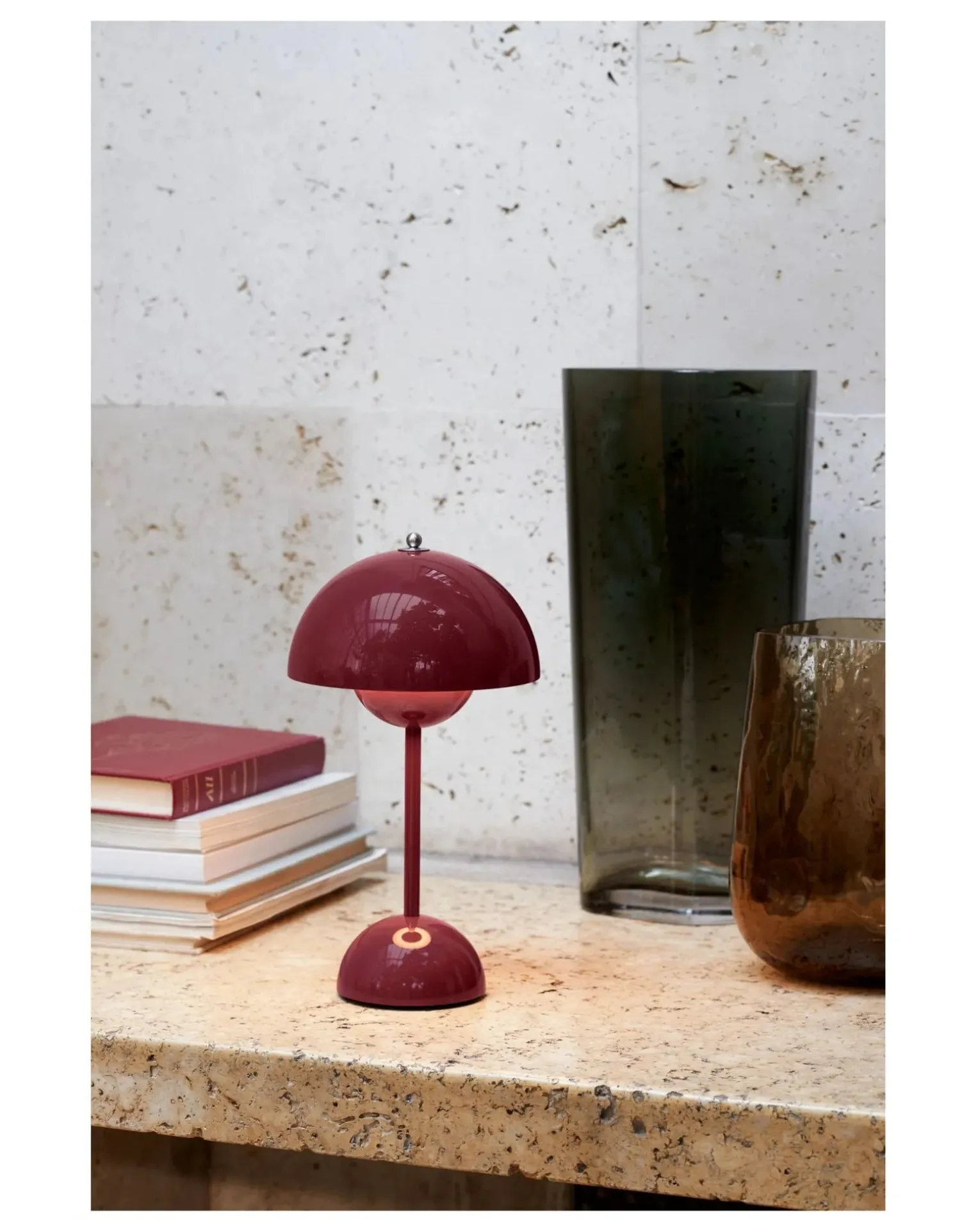 VP9 Flowerpot Portable Table Lamp, Vernon Panton