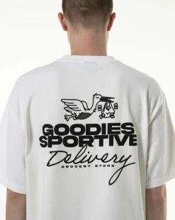 White Delivery T-shirt in organic cotton