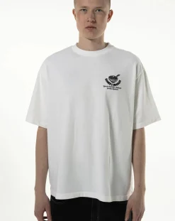 White Noodles T-shirt in organic cotton