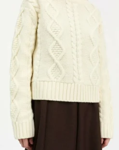 White Sun Merino Wool Sweater