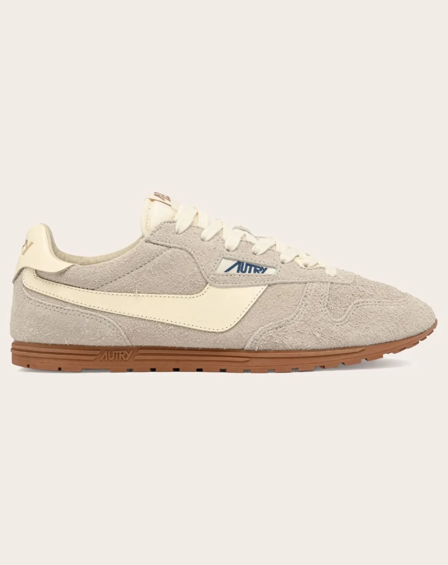 Windspin Low Two-tone Suede and Leather Basket