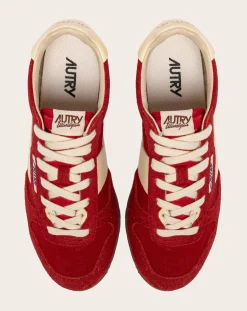 Windspin Low Two-tone Suede and Leather Basket