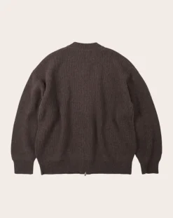 Wool Deck Zipped Cardigan