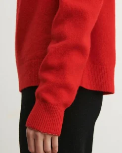 Wool Round Neck Sweater - Women's Collection