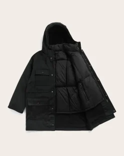 Work Volume Down Hood Jacket Cotton